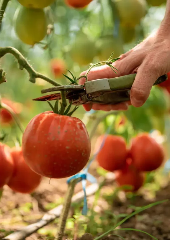 We grow fresh, organic produce using clean methods that protect nature, healthy food.