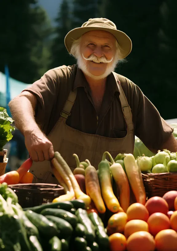 We grow fresh, organic produce using clean methods that protect nature, healthy food.