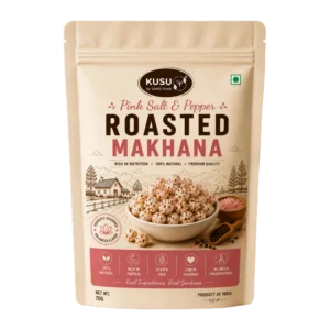 KUSU Pink Salt and Pepper Roasted Makhana