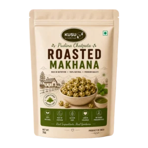KUSU Pudina Chatpata Roasted Makhana