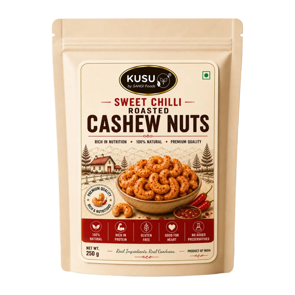Buy KUSU Sweet Chilli Roasted Cashew Nut online - SAHGI Foods